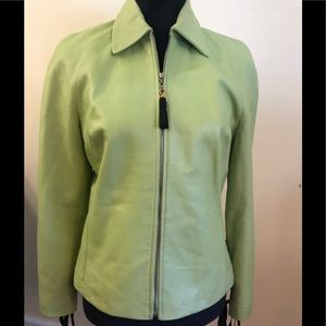 St. John Sport leather jacket